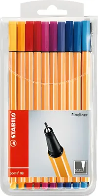 Immagine prodotto di Fineliner - STABILO punto 88 - confezione da 20 - con 20 colori diversi
