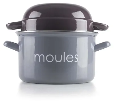 Produktbild von Emailletopf zum Kochen von Muscheln