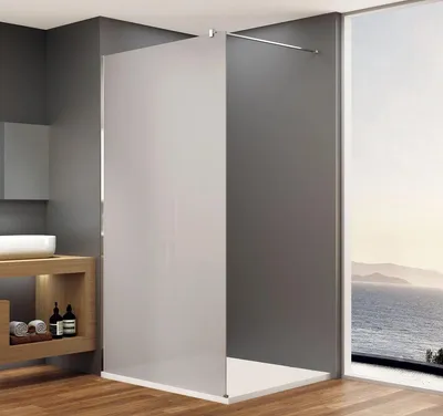 Produktbild von SPITZA Duschabtrennung WALK-IN, 800mm, Milchglas