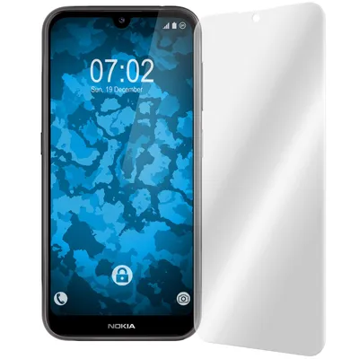 Produktbild von 2er-Pack PhoneNatic Displayschutzfolien klar Flexible Folien kompatibel mit  Nokia 4.2