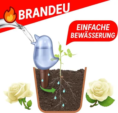 Produktbild von Pflanzenbewässerung automatisch Vogel Design Selbstbewässerung Garten Balkon