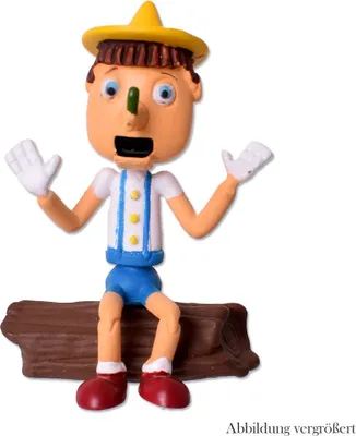 Produktbild von TE-Trend Shrek Forever After Figur Pinocchio Pinnocchio Spielzeug Sammelfigur sitzend mehrfarbig 60mm