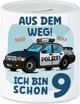 Produktbild von Aus Dem Weg Ich Bin Schon 9 Spardose Happy Birthday Feiern Leben 9. Geburtstag Alles Gute Geburtstagsparty