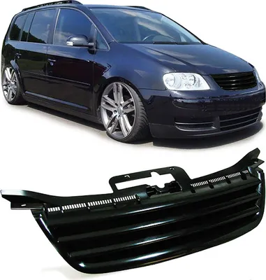 Produktbild von Sport Grill Kühlergrill ohne Emblem für VW Touran 1T 03-06  Caddy III 04-10
