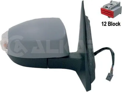 Produktbild von ALKAR 9230375 Außenspiegel Seitenspiegel Rechts für FORD S-MAX (WA6) Beheizt Konvex Grundiert Elektrisch