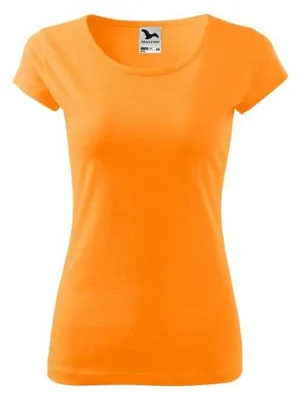 Image de Malfini - T-shirt « Pure » pour femmes PP10801 (XS) (mandarine)