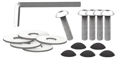 Produktbild von Nobby 63178, Schraubensatz, Oval, Ovaler Kopf, Silber, 600 mm, 1 cm