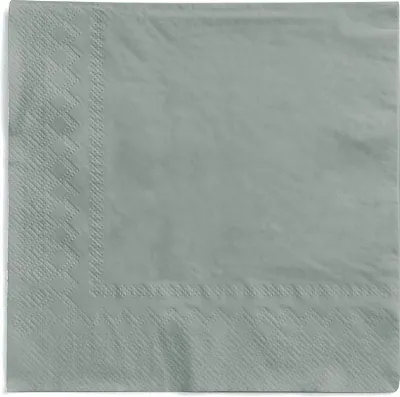 Produktbild von MANK Serviette in Grau aus Tissue 3-lagig, 33 x 33 cm, 100 Stück