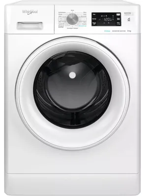 Produktbild von Bullauge-waschmaschine 8 kg 1400 u/min Whirlpool FFBS8469WVFR