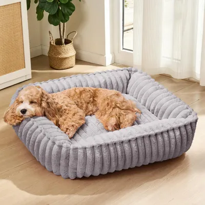 Immagine prodotto di Ciotola grande per cani, 90 x 70 cm, grigia