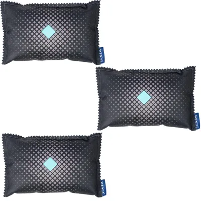 Produktbild von WENKO 3er Set Raum Luft Entfeuchter à 350 g Auto Kissen wiederverwendbar Camping