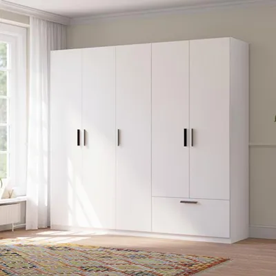 Immagine prodotto di Liba - Guardaroba Grande, 225x210h cm Bianco, 3 Ripiani