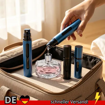 Produktbild von Parfüm Flasche 5ml Glas Zerstäuber Reise Nachfüllbar