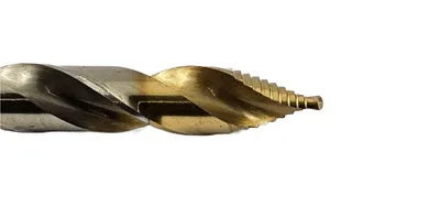 Produktbild von WRS Präz. Spiralbohrer aus HSS-E (Co) mit TIN-Stufenspitze und 3-Flächen-Schaft*, DIN 338, für Stahl und VA, Größe: 3,0 mm Ø