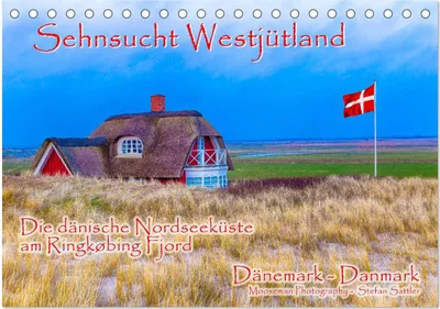 Produktbild von Sehnsucht Westjütland (Tischkalender 2026 DIN A5 quer), CALVENDO Monatskalender