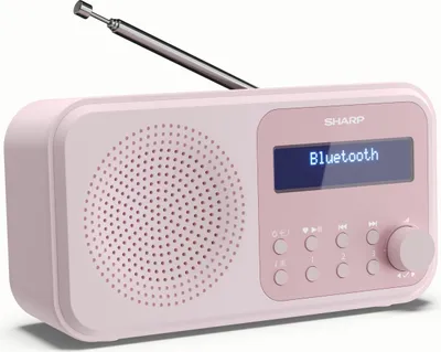 Produktbild von SHARP DR-P420 Portables Digitalradio, USB, Bluetooth 5.0, 3,5mm Klinke, pink