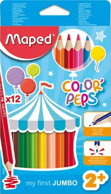 Produktbild von Maped my first Dreikant Buntstift COLOR'PEPS JUMBO 12er Etui
