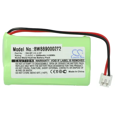 Produktbild von vhbw Akku kompatibel mit VDW Raypex 6 Medizintechnik (2000 mAh, 2,4 V, NiMH)