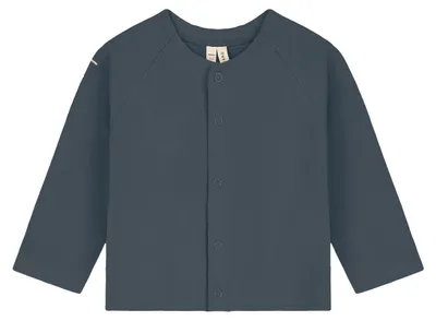 Produktbild von Gray Label Baby Raglan Cardigan GOTS - Blue Grey - Newborn