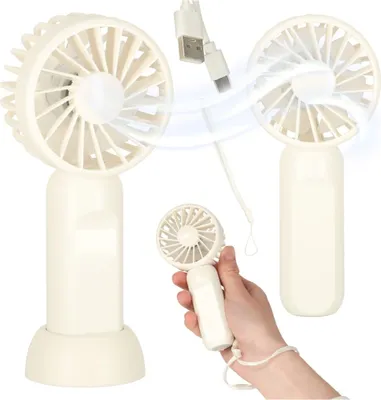 Image de Ventilateur de bureau USB portable, mini, 13,8 cm