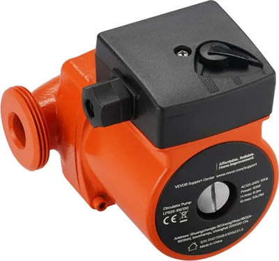 Zdjęcie produktu dla Pompa obiegowa LPS25-6S/130 z żeliwa, 1/8 KM, 220–240 V, 55 l/min, pompa cyrkulacyjna do gorącej wody, przyłącze gwintowane, 3-stopniowa regulacja prędkości, cicha praca, do domowych systemów grzewczych