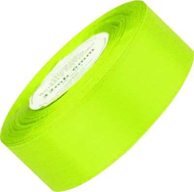 Image de Ruban de satin vert fluo 38mm - 32mb