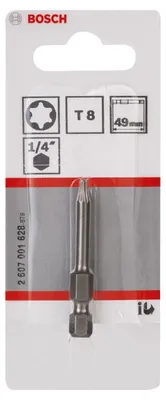 Image de Embout de vissage extra dur T8 - 49mm - BOSCH - 2607001628