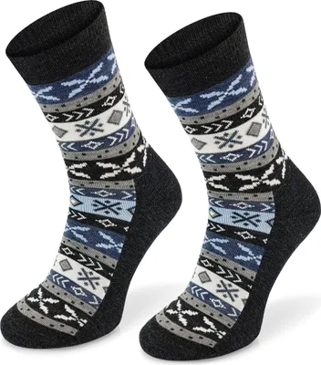 Produktbild von SKIETY Comodo Everyday Hiking Merino Wandersocken, Dunkelgrau - 35-38