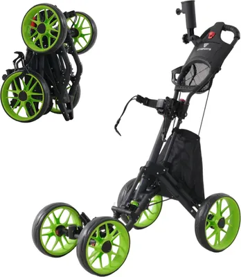 Immagine prodotto di Carrello da golf, design leggero, stabilità con quattro ruote, nero