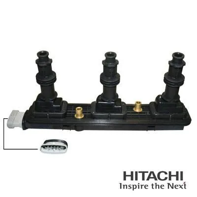 Produktbild von HITACHI 2503856 Zündspule für OPEL Omega B Limousine (V94) VECTRA B (36) Omega B Caravan (V94) VECTRA B Caravan (31) VECTRA B CC (38)