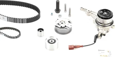 Produktbild von Continental ContiTech CT1229WP2PRO Zahnriemensatz + Wasserpumpe für VW Passat Variant (3G5, CB5) T-Roc (A11) Touran (5T1) Golf VIII Schrägheck (CD1)