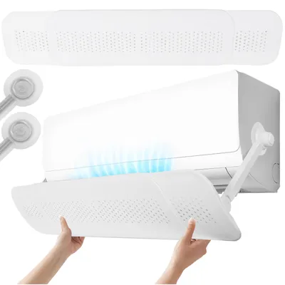 Zdjęcie produktu dla EBERG BVRP Deflektor do klimatyzatora Split 68-96 cm regulowany biały
