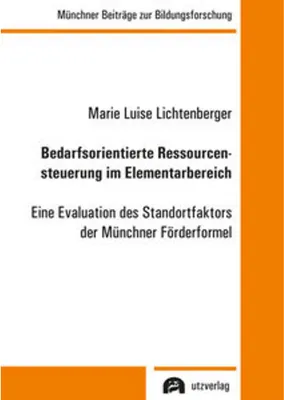 Obrázok produktu pre Bedarfsorientierte Ressourcensteuerung im Elementarbereich