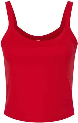 Image de Bella + Canvas - Top sans manches à bretelles spaghetti pour femme RW9795 (XS) (Rouge)