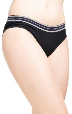 Zdjęcie produktu dla Majtki termoaktywne damskie Brubeck Hipster Active Wool HI10190 czarne XL