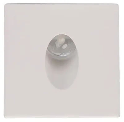 Produktbild von LED-Treppenleuchte 3W 86lm 4000K quadratisch weiß ZUMRUT Ideus 02616