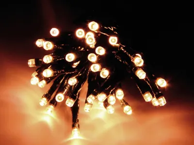 Produktbild von LED-Lichterkette, 180 LEDs, warmweiß, 230V, IP44, 8 Funktionen, Memory