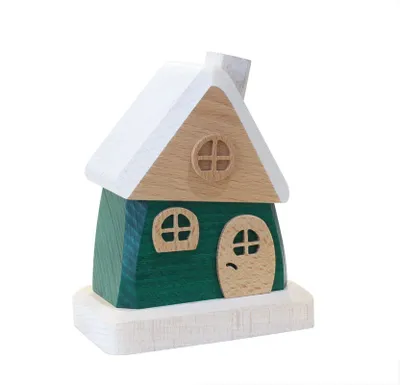 Produktbild von Räucherhaus grün, ca. 9 cm