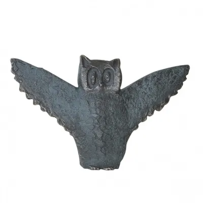 Produktbild von Bronzeskulptur Eule im Anflug 17 x 28 cm Bronze