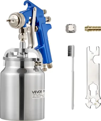 Zdjęcie produktu dla Profesjonalny Pistolet Natryskowy Vevor Z Syfonem 1000Ml 1.8Mm Mocny