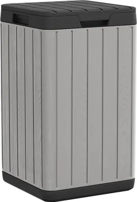 Obrázok produktu pre vidaXL Vonkajší odpadkový kôš sivý 38x38x65 cm PP