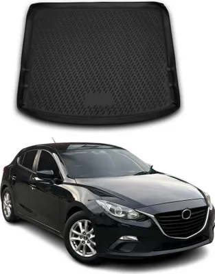 Image de Tapis de coffre pour Mazda 3 2013-2018 hayon arrière en caoutchouc TPE
