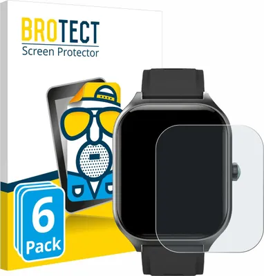 Produktbild von 6x BROTECT Schutzfolie für FORRLITE Smartwatch 2.01" Displayschutz Displayschutzfolie Folie Matt Entspiegelungsfolie