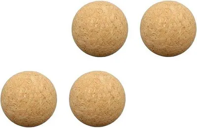 Obrázek produktu pro Dřevěné zátky na víno, sada 4 ks, sklo