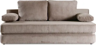 Zdjęcie produktu dla BETTSO Stylowa sofa CORINA z funkcją spania jasnobrązowa