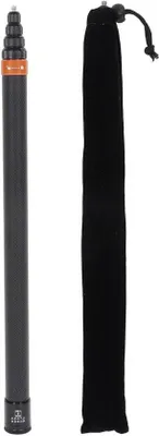 Zdjęcie produktu dla Teleskopowy kij do selfie z włókna węglowego – z możliwością przedłużenia – panoramiczny – do Insta 360x3, One RS, Go 2, One X2