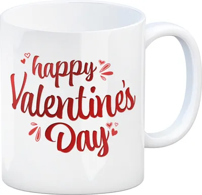 Produktbild von Happy Valentines Day Kaffeebecher Liebe Glück Pärchen Valentinstag Paar Herz Ehe