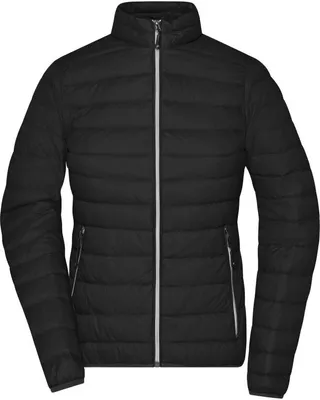 Produktbild von Leichte Daunenjacke im klassischen Design black/silver, Gr. L