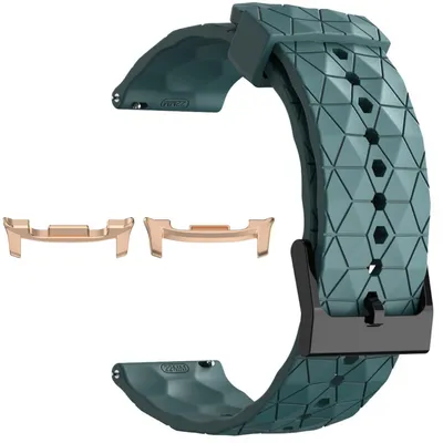 Image de Pour Samsung Galaxy Watch 8 / 8 Classic / Ultra 2 Silicone Football Design Bracelet de remplacement Turquoise