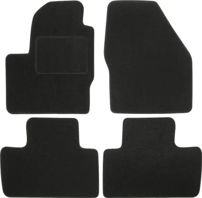 Image de Tapis De Sol Noir Velours Pour Land Rover Freelander 2006-2014 4pcs, Ajustement précis, Base Antidérapante, Renforcée dans la Zone de la Pédale